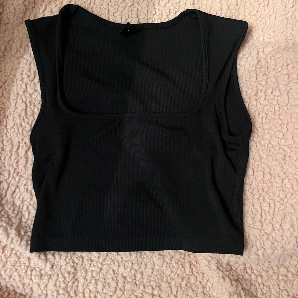 SHEIN black going out top